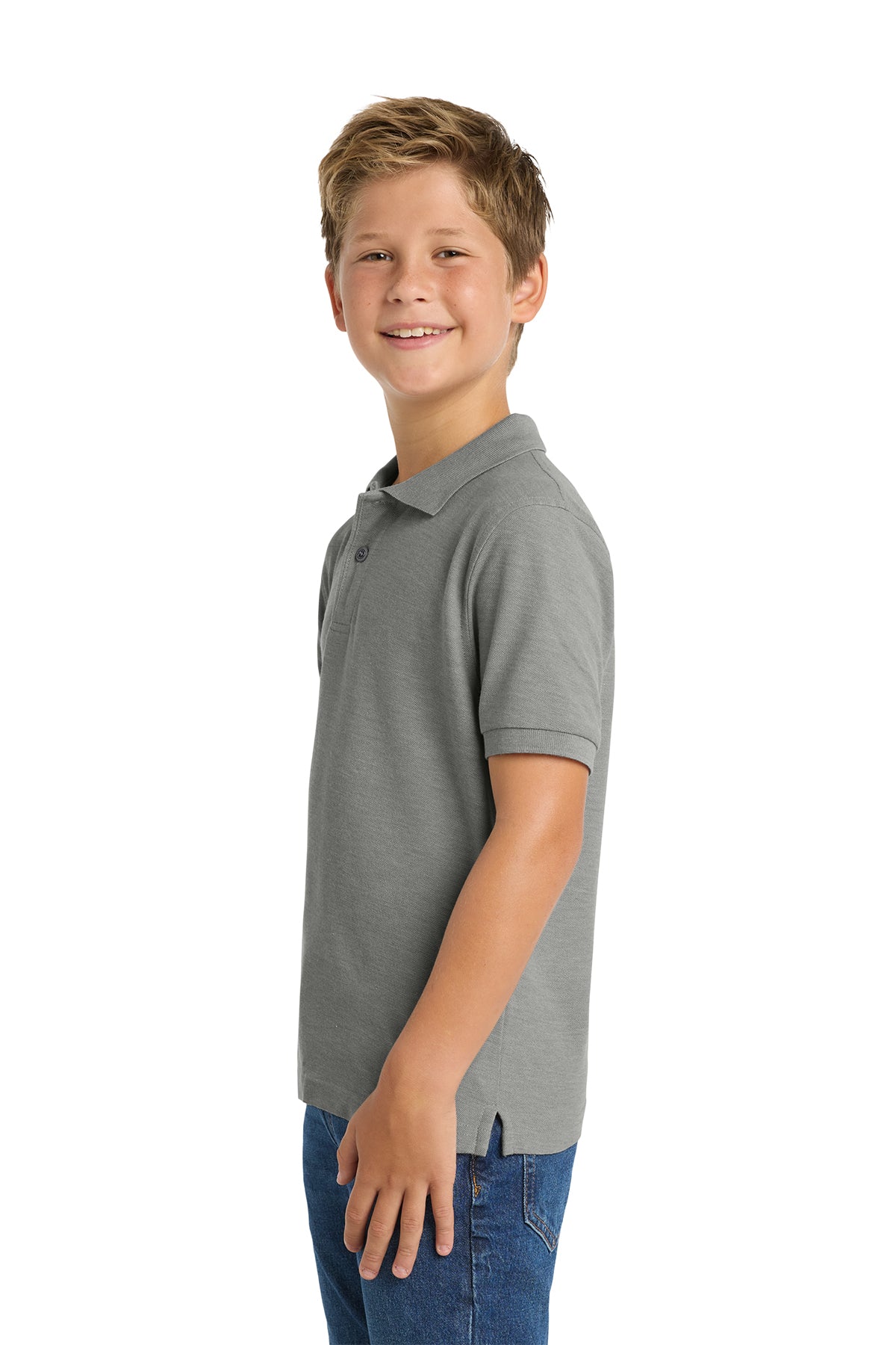 Heritage Classical Academy Grey Polo: Middle School Boys &amp; Girls Only $18