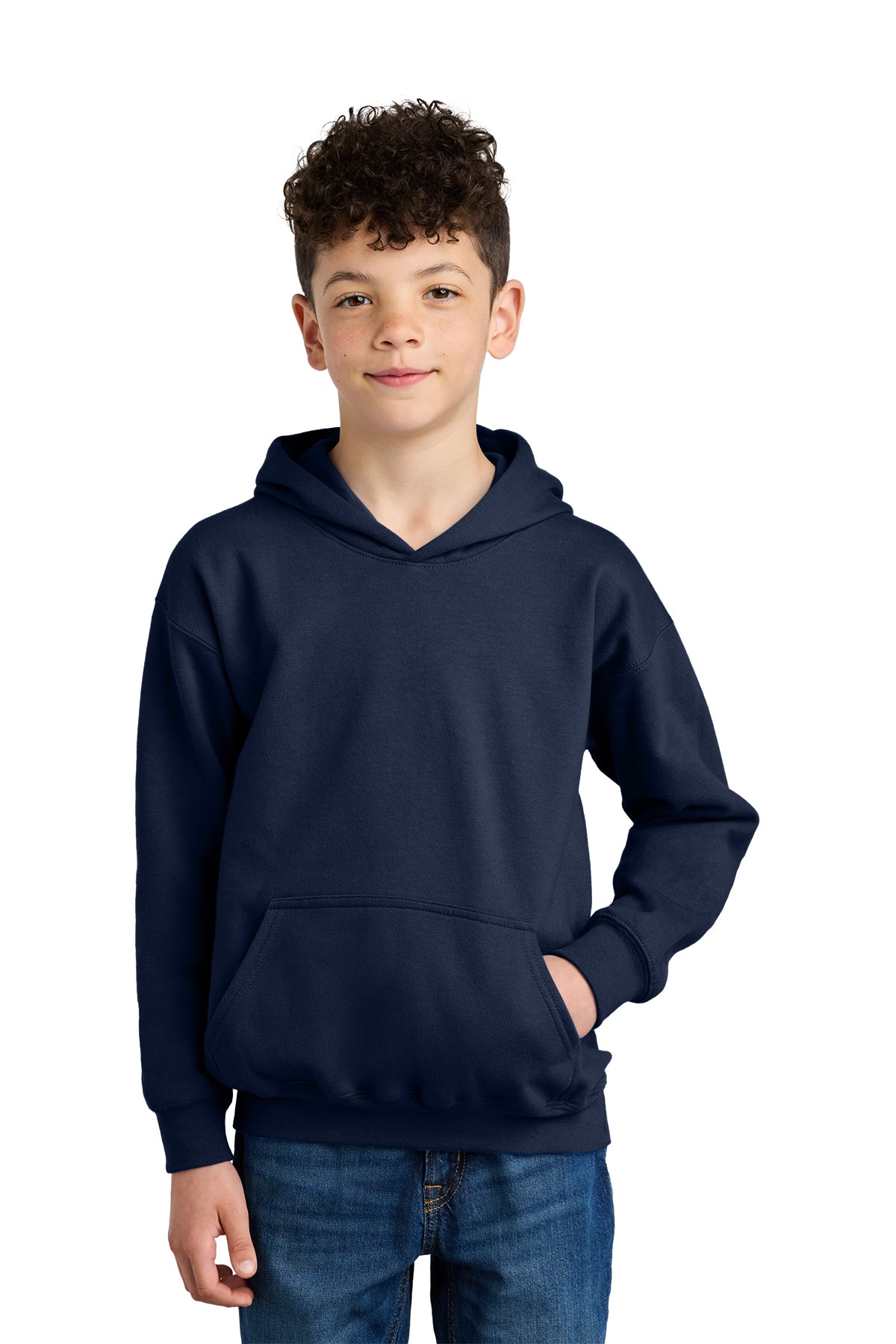 Heritage Classical Academy Navy Hooded Sweatshirt with logo. "Hoodie" $24