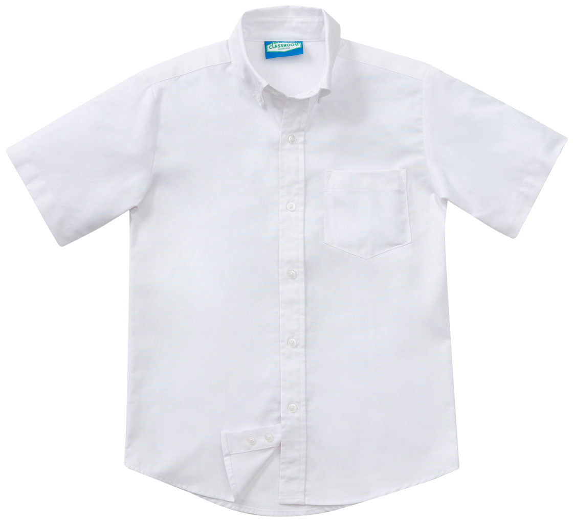UCS UNISEX Short Sleeve Oxford w/ Logo
