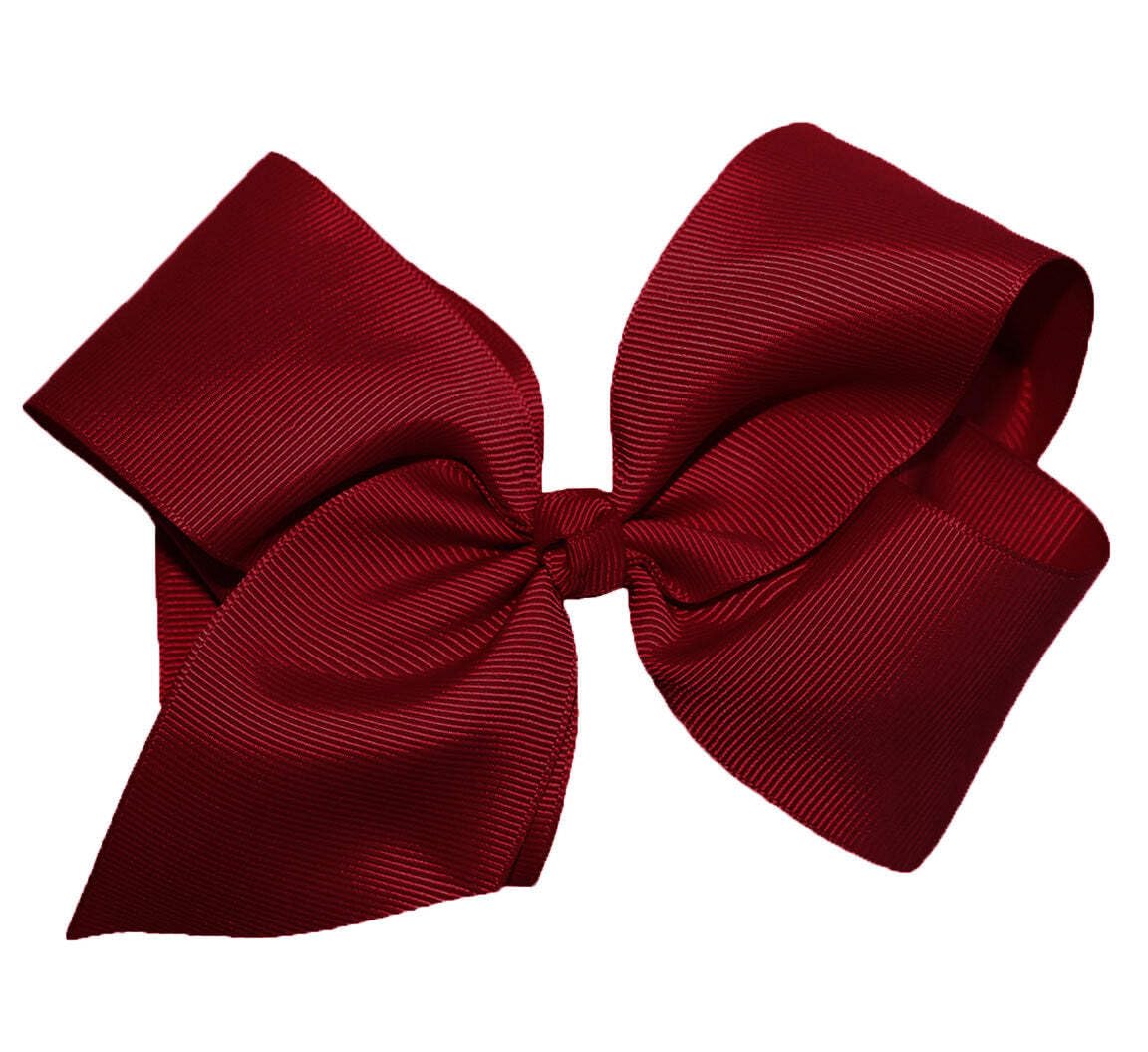 6" Solid Hair Bows