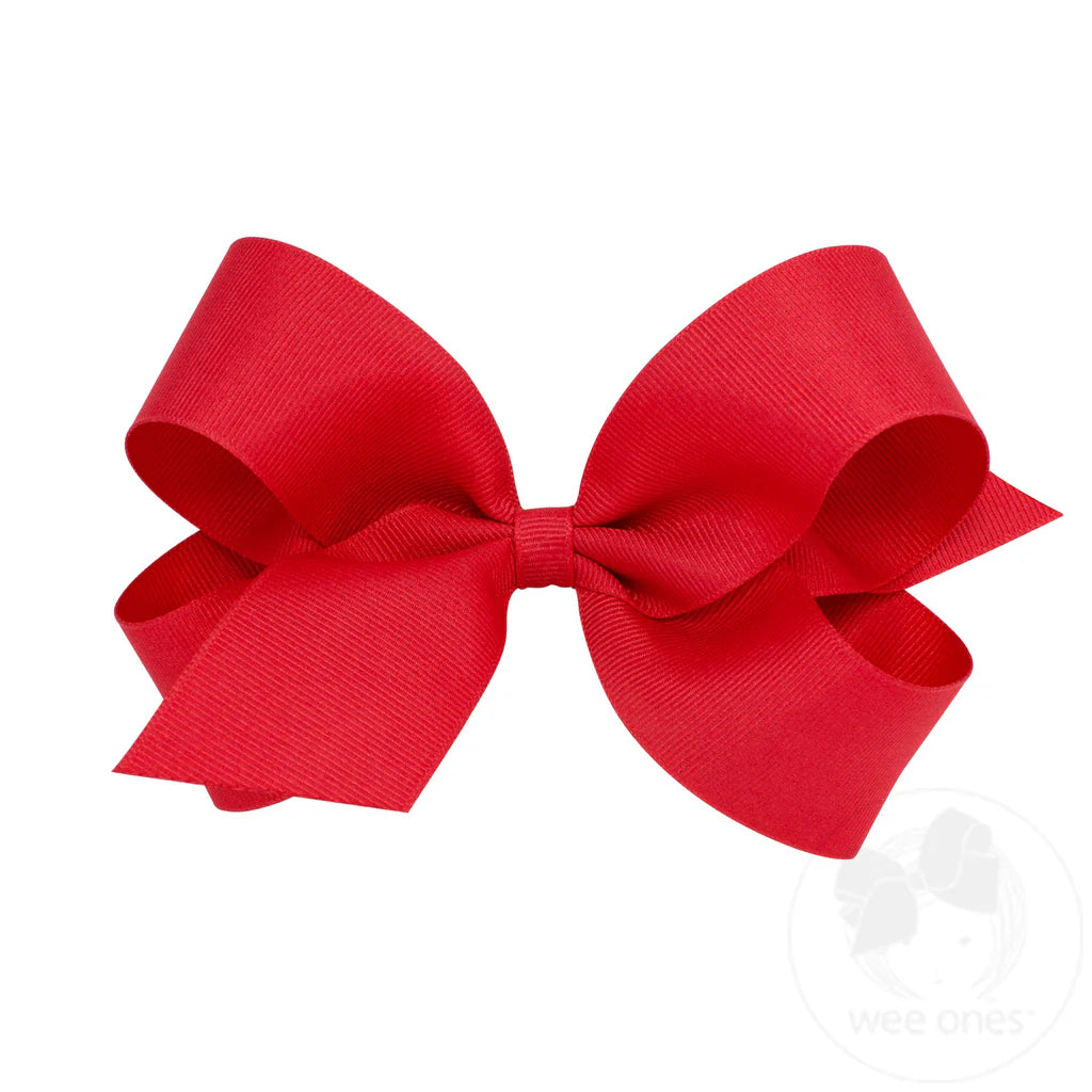 Solid Color 6" Hair Bow