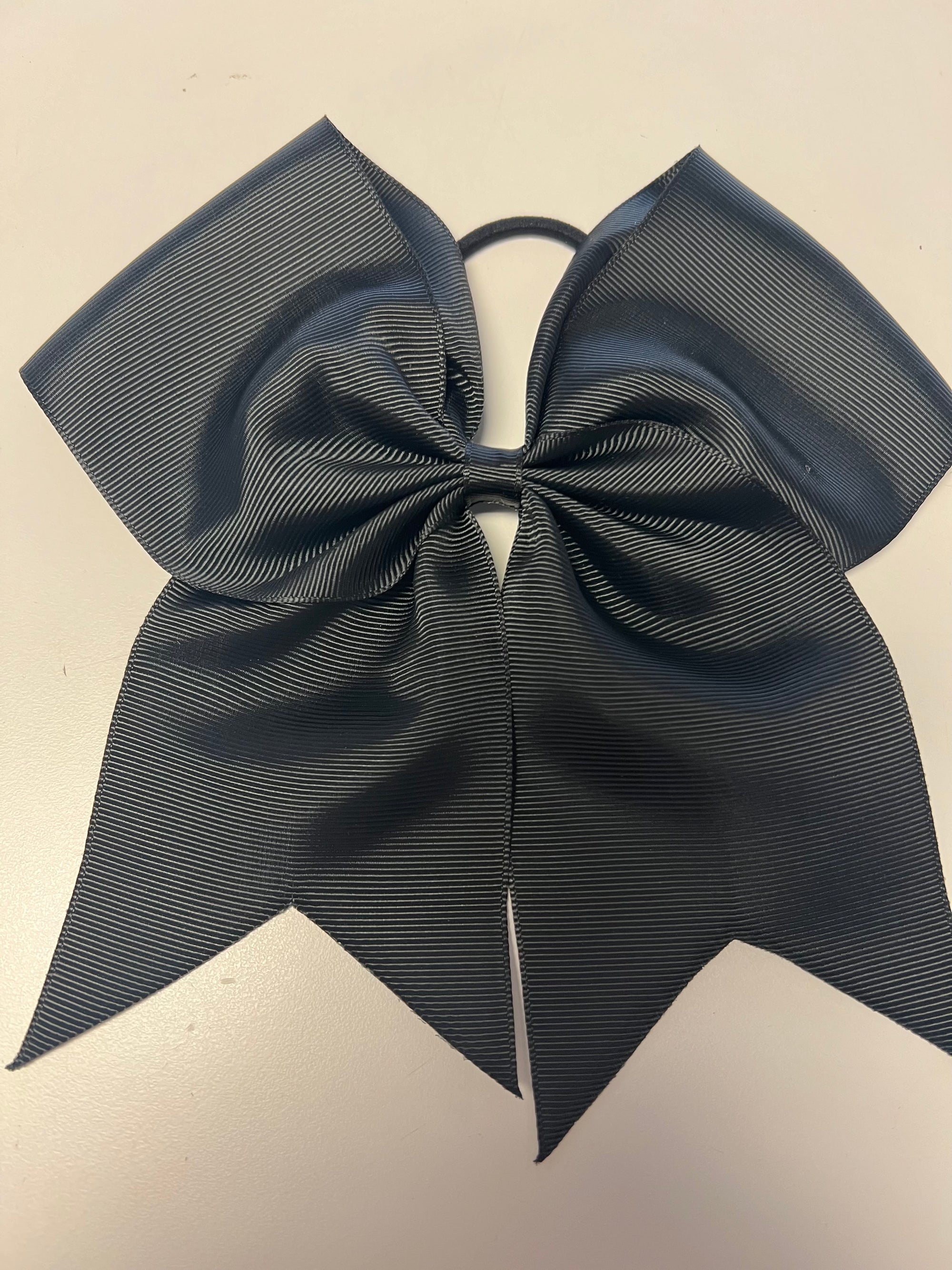 6" Solid Hair Bow with Tails