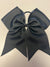 6" Solid Hair Bow with Tails