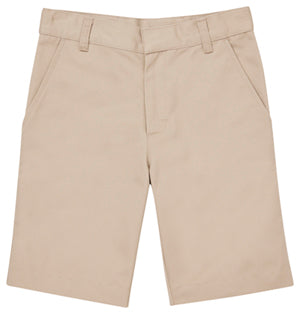 UCS Twill Boy&#39;s Flat Front Khaki Shorts