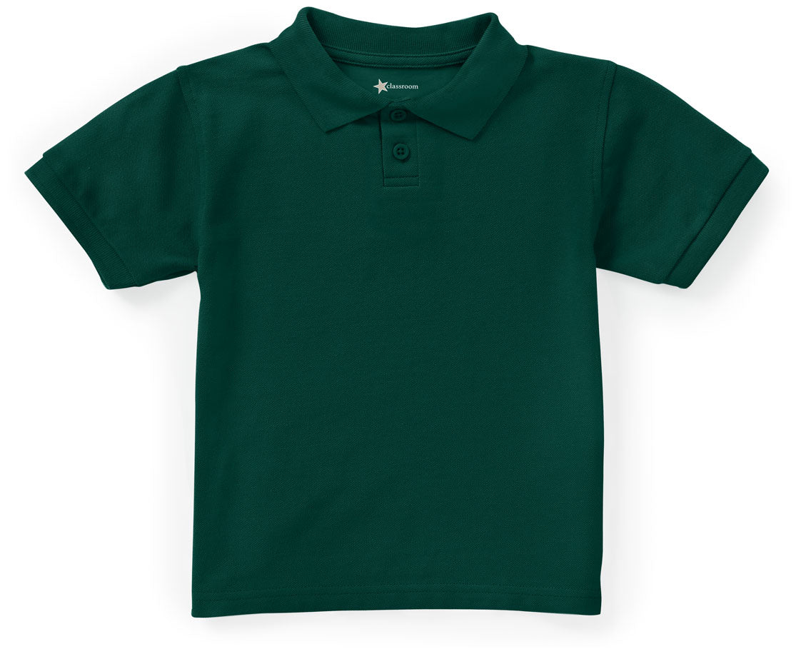 NEW LOGO:  San Jose Toddler Hunter Green Polo