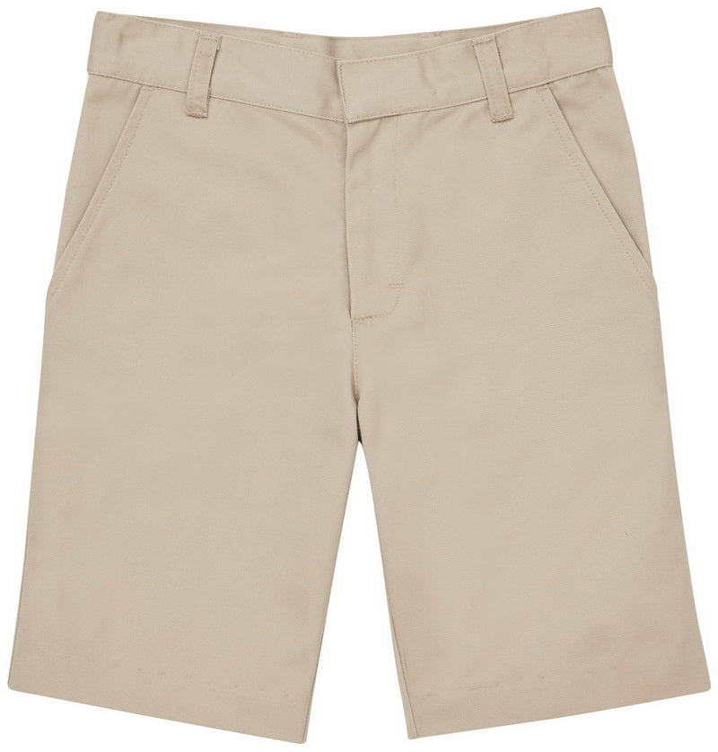 JAX CLASSICAL: Flat Front Boys Khaki Shorts