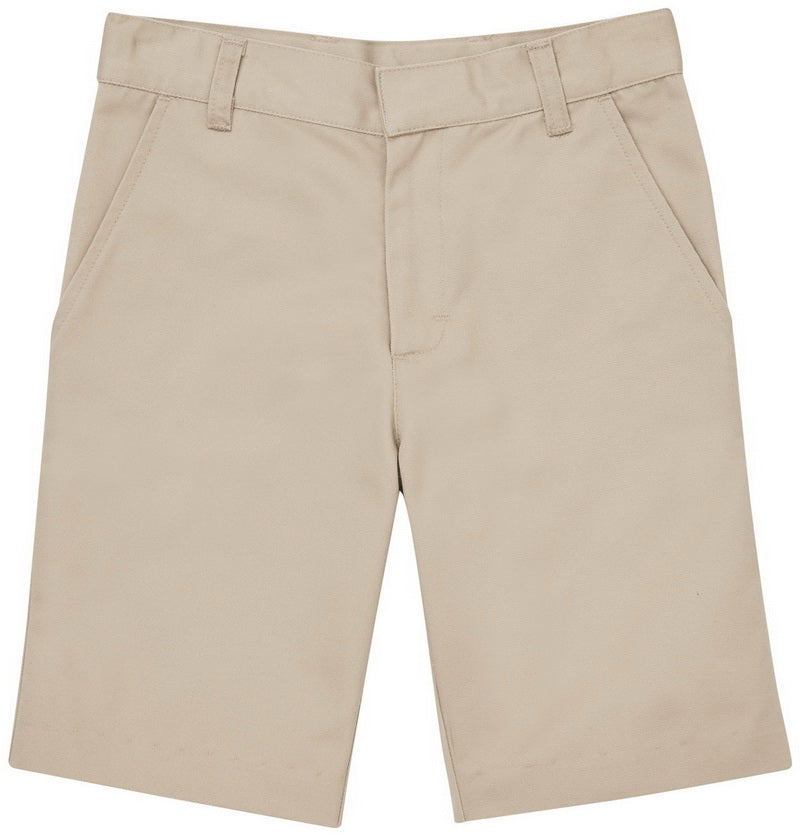 JAX CLASSICAL: Flat Front Boys Khaki Shorts