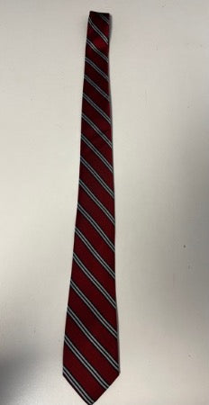 NEW-Sacred Heart Boys Stripe Tie: GRADES 6th, 7th, & 8th