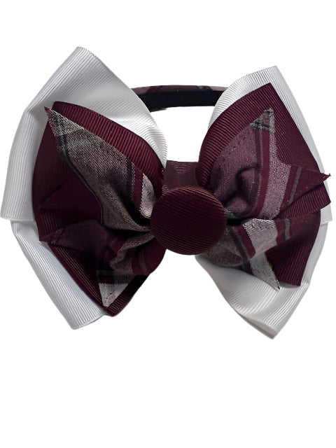 NEW Christ's Church Layered Bow on wrapped headband