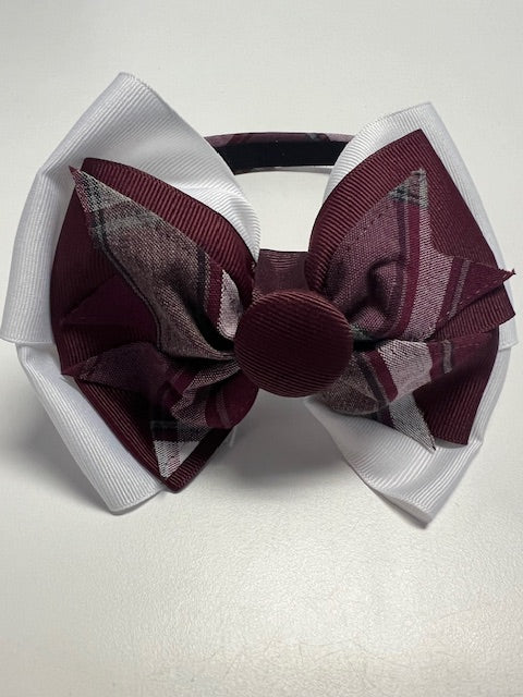 NEW Christ's Church Layered Bow on wrapped headband