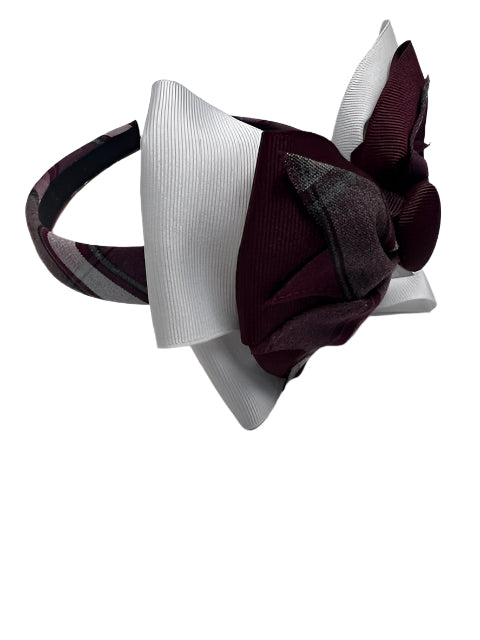 NEW Christ&#39;s Church Layered Bow on wrapped headband