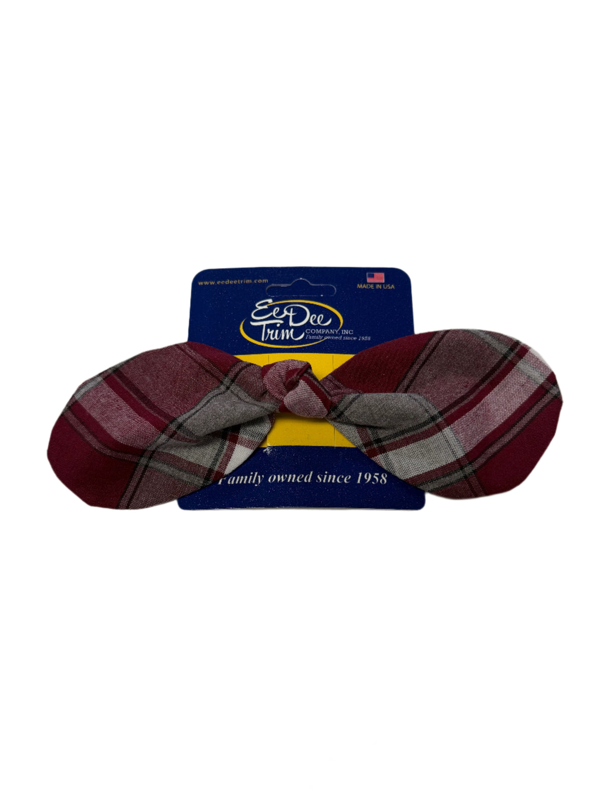NEW Christ&#39;s Church Academy Plaid Hourglass Bow