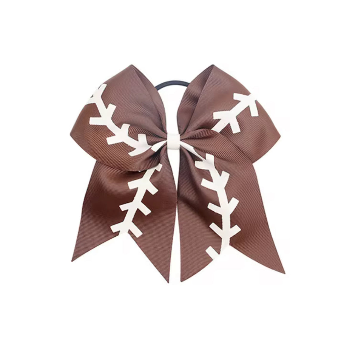 Football Themed Hair Bow