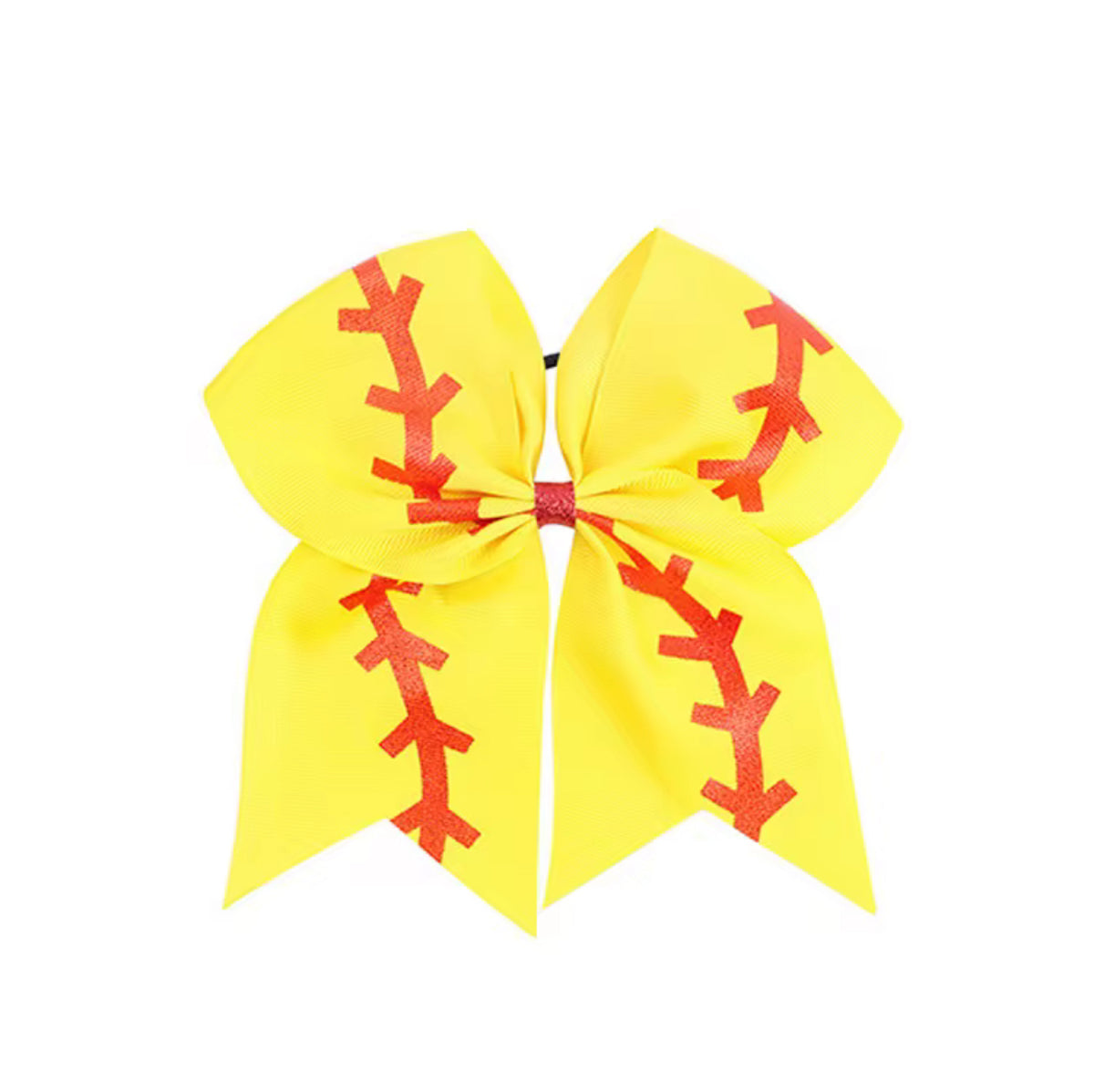 Softball Themed Hair Bow