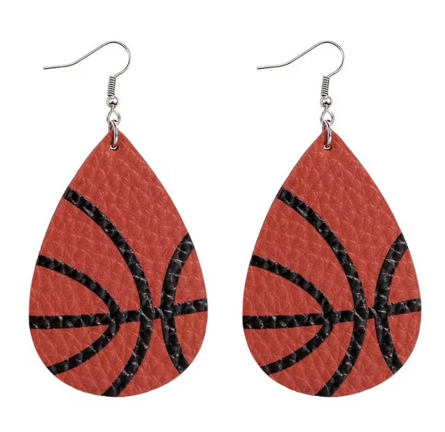 Basketball Themed Earrings