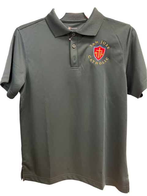 NEW LOGO: San Jose Hunter Green DRI-FIT Unisex Polo (all grades)