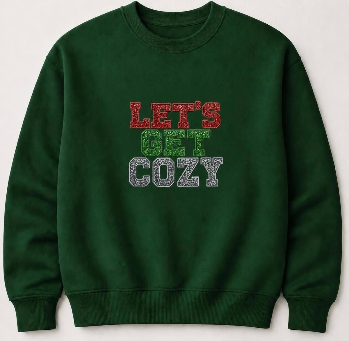 "Let's Get Cozy" Christmas Sweatshirt