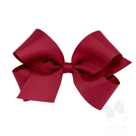 6" Solid Hair Bow