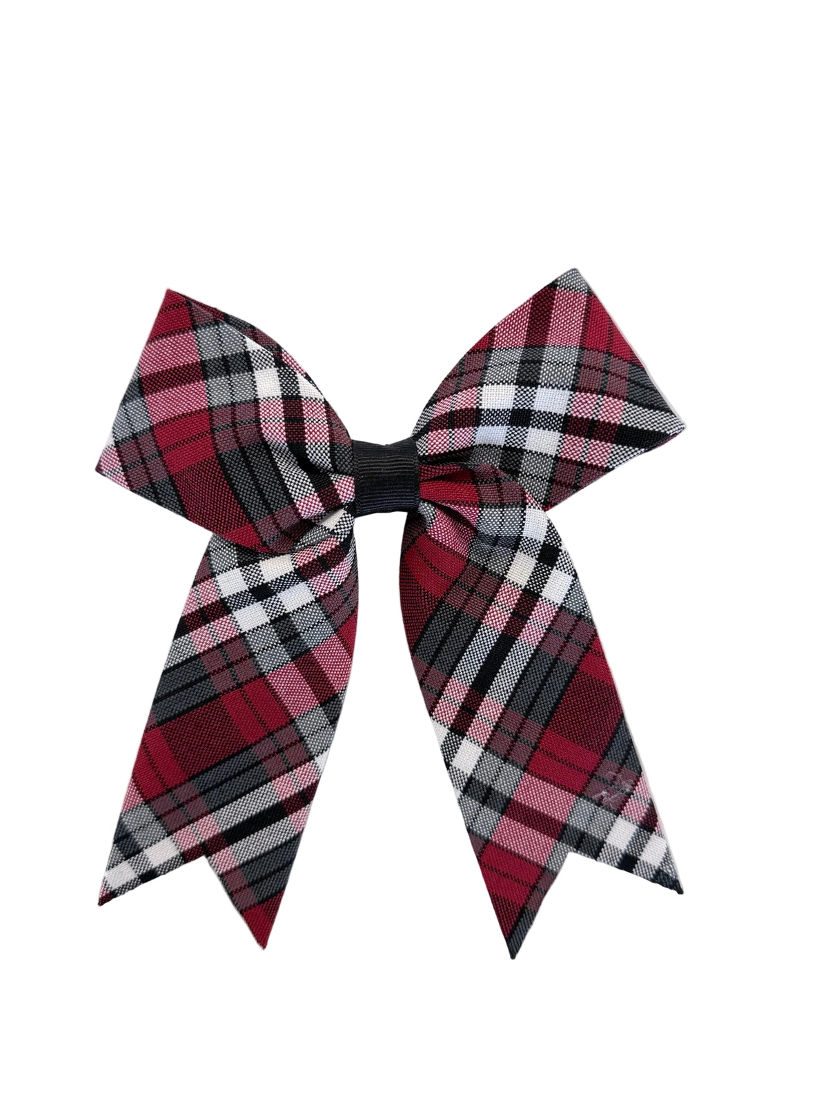 Sacred Heard Plaid Bow w/Tails