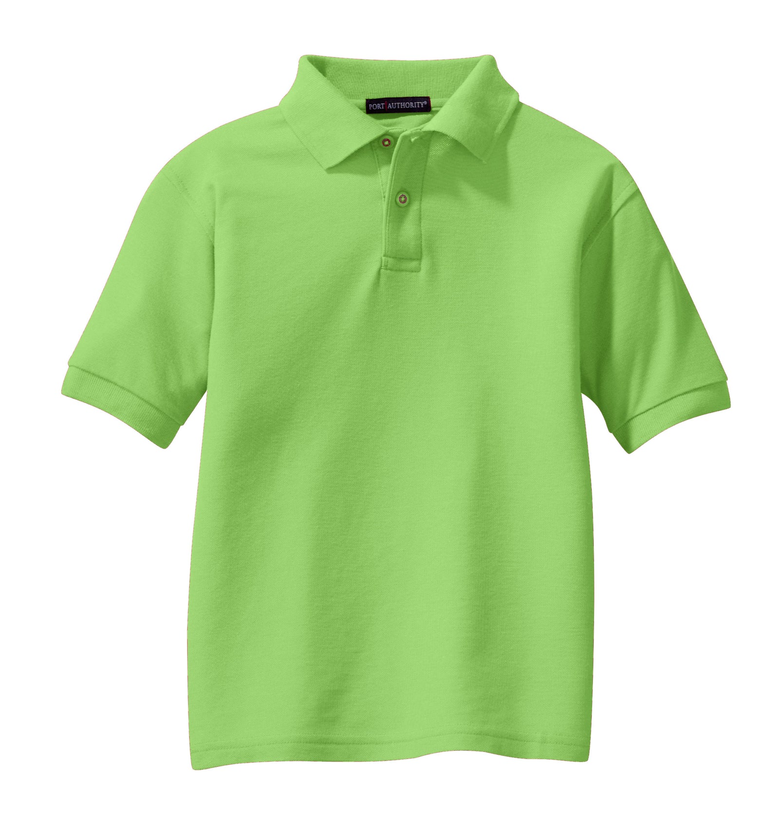 GEEC Liime Green Unisex Polo w/ School Logo (all grades)