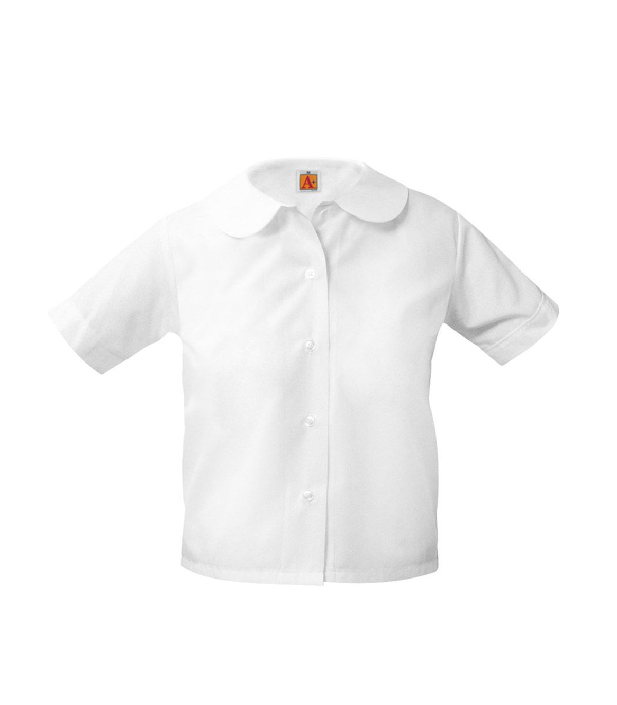 Christ&#39;s Church Girls White Peterpan Blouse(to be worn under plaid jumper)