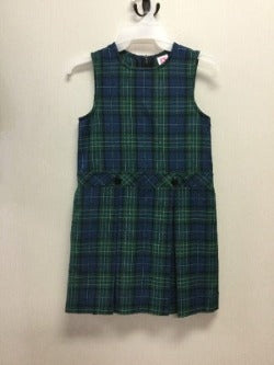 CCA Plaid Jumper (K-3rd) Formal Day & Everyday Option- to be worn with Peter Pan blouse