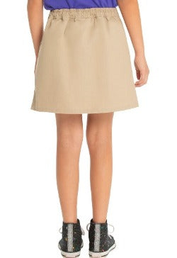 CCA Twill Girls/Junior Khaki Skort/Scooter