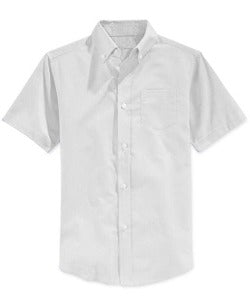 CCA Boy’s Short Sleeve White Oxford w/logo- REQUIRED (Pre K-6th)- Formal Day Only