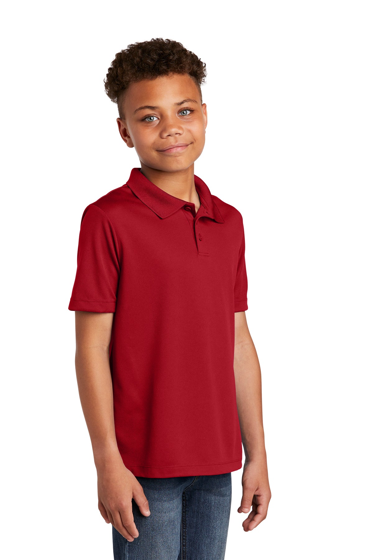 Sacred Heart Red DRIFIT Unisex Polo w/logo (K-8th)