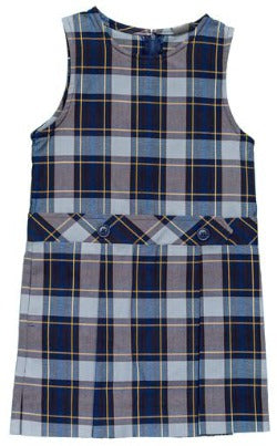 JXC Plaid Jumper: Everyday &amp; Formal Day (PreK- 3rd ONLY &amp; to be worn with Peter Pan Blouse)