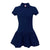 PreSchool Girls Navy Polo Dress with Logo PK4