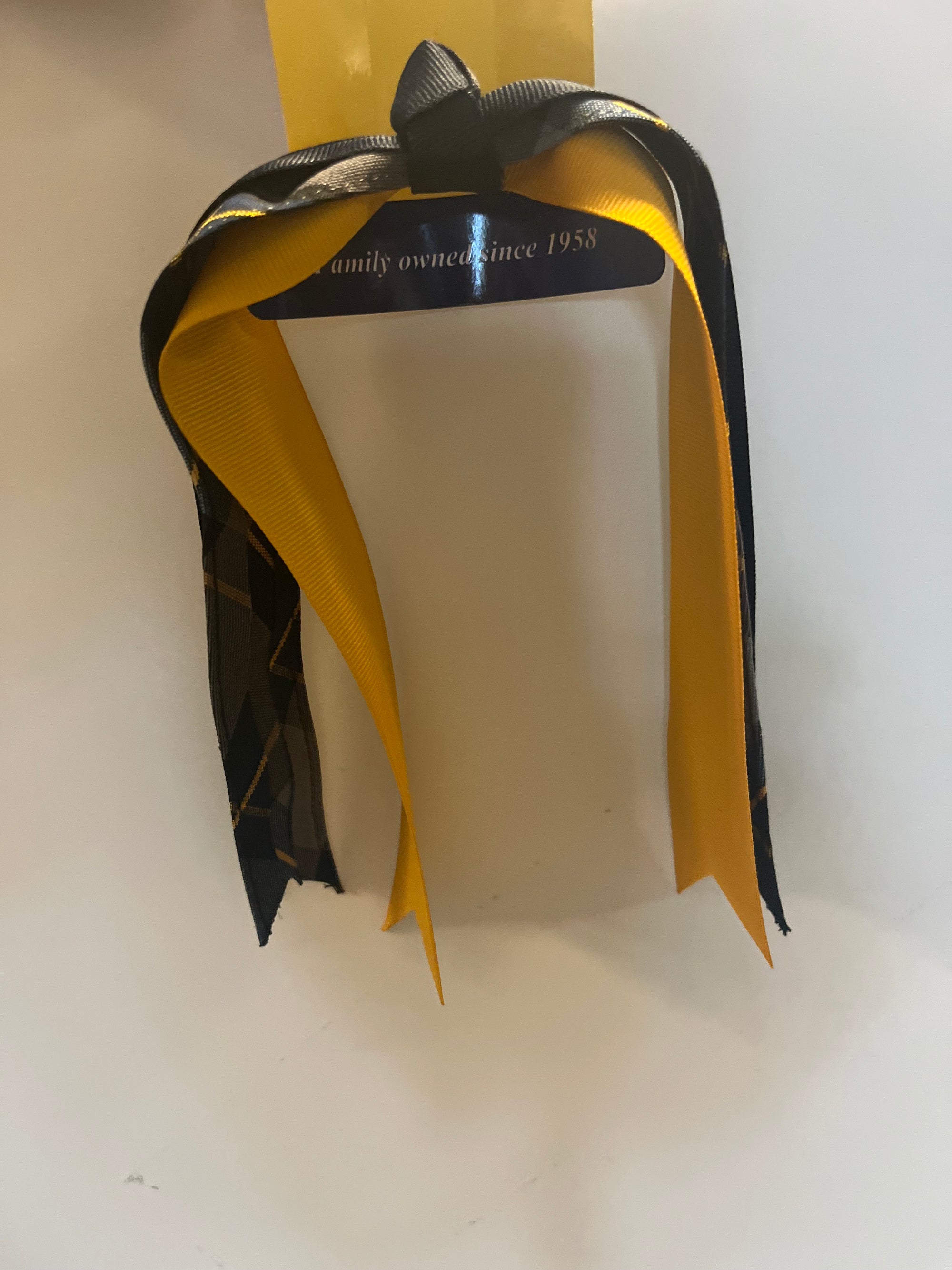 JAX Classical Plaid Hair Streamer