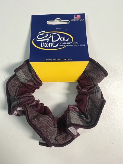 Christ's Church Academy Plaid Scrunchie