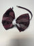Christ's Church Academy Plaid Layered Bow Headband
