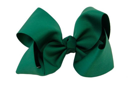 5" Solid Color Bows w/clip