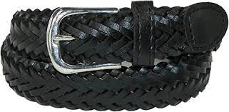 Unisex 1&quot; Braided Belt